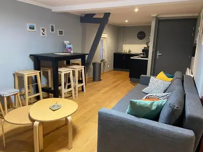 Coin salon dans l'établissement Au cœur du vignoble champenois