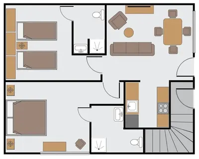 Plan de l'établissement La Belle Prise