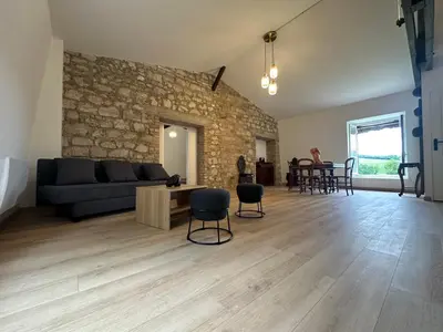 Coin salon dans l'établissement Château de Belleaucourt