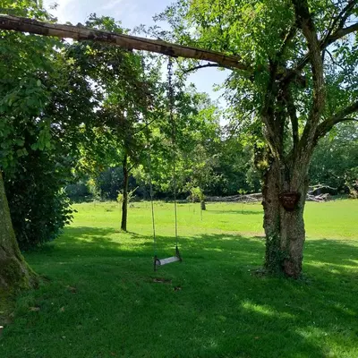 Jardin de l'établissement Au beau séjour