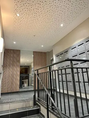 Cuisine ou kitchenette dans l'établissement Appartement avec vue sur jardin Paris-Disney-Parking privé 'PKN MEAUX'