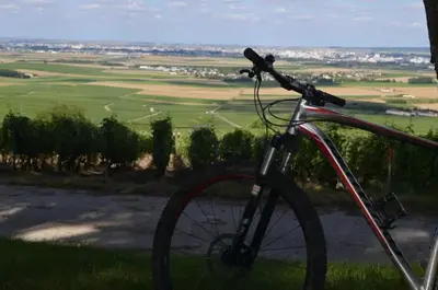 Vélo sur le terrain de l'établissement Agréable maison petit jardin à 7 minutes de Reims ou dans les environs