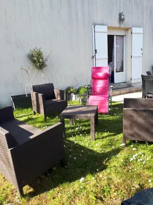 Coin salon dans l'établissement Chambres chez l habitant