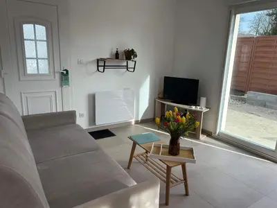 Télévision ou salle de divertissement dans l'établissement Gîte de Mam's - Voie verte