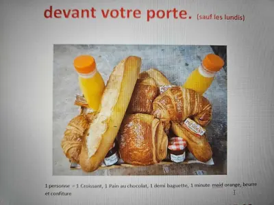 Nourriture dans l'appartement ou à proximité