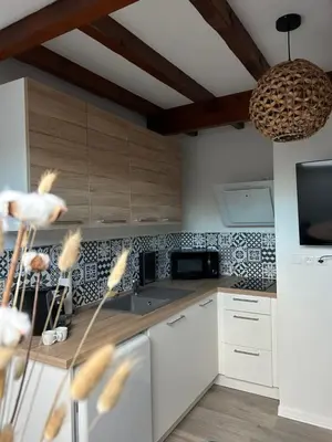 Cuisine ou kitchenette dans l'établissement Le p'tit millésime - hypercentre