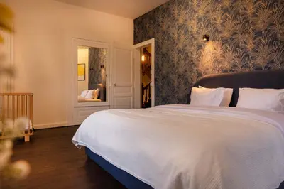 Un ou plusieurs lits dans un hébergement de l'établissement Private Oasis: Luxe 20-guest Estate, Jacuzzi, 8 Ha