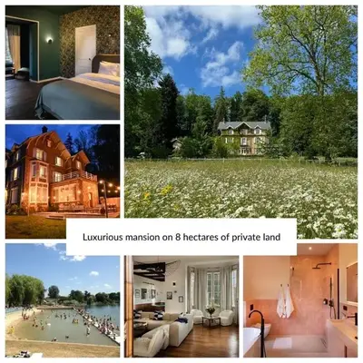 Private Oasis: Luxe 20-guest Estate