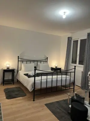 Un ou plusieurs lits dans un hébergement de l'établissement Maison Paisible à 15 min de Disneyland !
