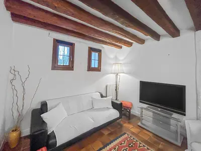Télévision ou salle de divertissement dans l'établissement Villa Charme de Morin 15 min de Disneyland