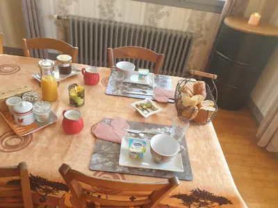Nourriture dans le B&B/chambre d'hôtes ou à proximité