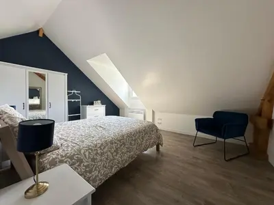 Un ou plusieurs lits dans un hébergement de l'établissement Champagne BNB - La Source