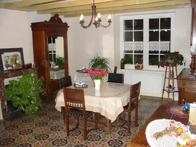 Coin salon dans l'établissement Au Pré du Moulin