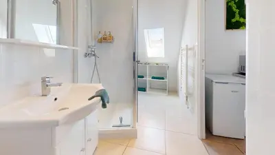Salle de bains dans l'établissement Appartement de Charme