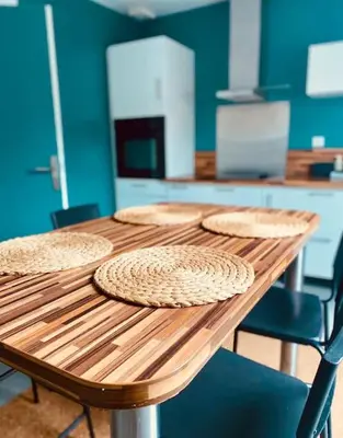 Cuisine ou kitchenette dans l'établissement Appartement cosy au cœur du vignoble - proche Épernay en Champagne