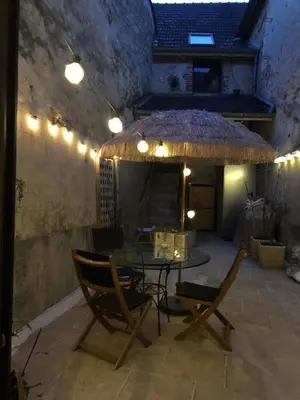 Terrasse ou espace extérieur de l'établissement Le nid d’Isa