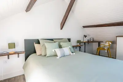 Un ou plusieurs lits dans un hébergement de l'établissement Le 27 - Appartement Cosy - Disney 15min
