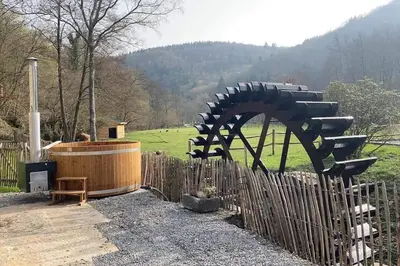 Vue générale sur la montagne ou vue sur la montagne depuis la maison de vacances