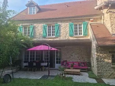 Jardin de l'établissement Maison Briadre Paris Disney gitelevouilly