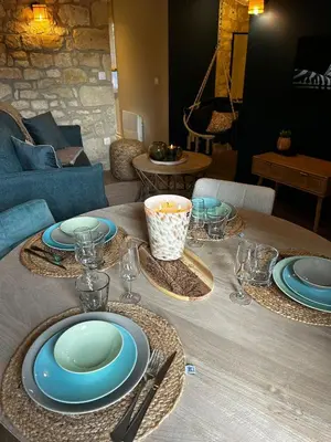 Coin salon dans l'établissement L'appart' du bonheur