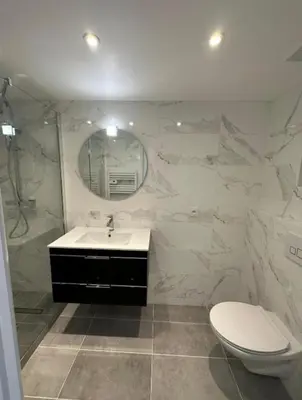 Salle de bains dans l'établissement Le cocon