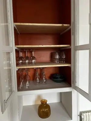 Cuisine ou kitchenette dans l'établissement Orgîte