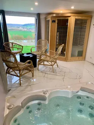 Plan de l'établissement Superbe appartement avec spa privatif