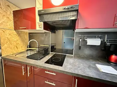 Cuisine ou kitchenette dans l'établissement Landouzy maison centre ville