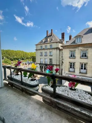 Balcon ou terrasse dans l'établissement Armor Hotel