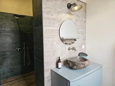 Salle de bains dans l'établissement Métamorphose Champenoise