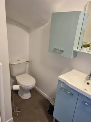 Salle de bains dans l'établissement La Fourmi