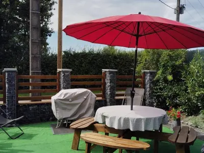 Jardin de l'établissement Gîte chaleureux en plein cœur de la nature avec terrasse, animaux acceptés, proche Val Joly - FR-1-510-183
