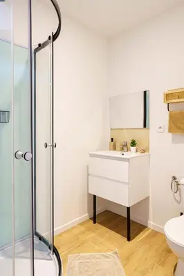Salle de bains dans l'établissement Studio Relax 2pers wifi