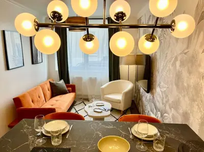 Coin salon dans l'établissement Floréa Reims avec du charme proche gare et centre