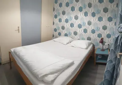 Un ou plusieurs lits dans un hébergement de l'établissement Gîte n° 20, en pleine nature, frontalier