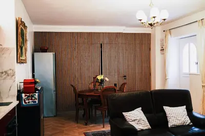 Coin salon dans l'établissement L'Alouette - Appartement 60m2 PMR