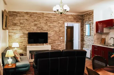 Télévision ou salle de divertissement dans l'établissement L'Alouette - Appartement 60m2 PMR