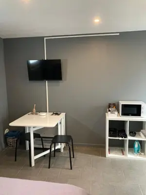 Télévision ou salle de divertissement dans l'établissement Studio