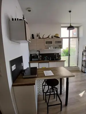 Cuisine ou kitchenette dans l'établissement bel appart. / résidence de standing / plein centre