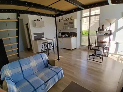 Cuisine ou kitchenette dans l'établissement bel appart. / résidence de standing / plein centre