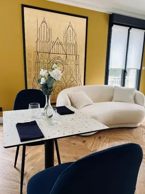 Coin salon dans l'établissement L'Empreinte