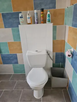 Salle de bains dans l'établissement Chez Jaja et Phiphi