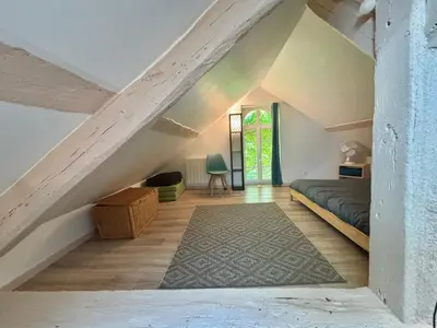 Un ou plusieurs lits dans un hébergement de l'établissement Quiet Cottage Disneyland Paris - Rentaway BnB