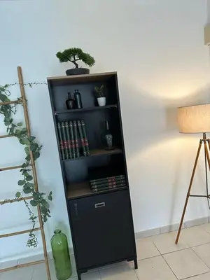 Bibliothèque dans l'appartement