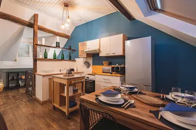 Plan de l'établissement Le Meslier - Appartement de 2 chambres