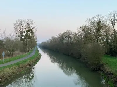 Paysage naturel près de la maison de vacances