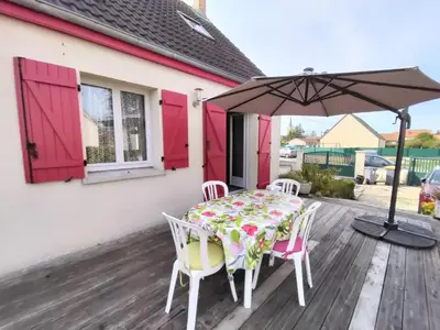 Balcon ou terrasse dans l'établissement Étape au Chemin des Dames - Chambre et table d'hôtes