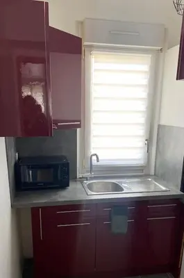 Cuisine ou kitchenette dans l'établissement Chez Mischa