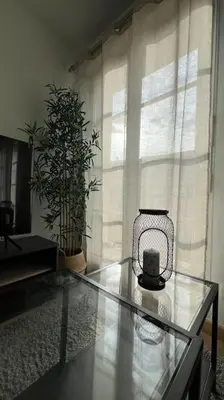 Coin salon dans l'établissement Le Nid Champenois