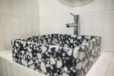 Salle de bains dans l'établissement Reims Cathédrale Hyper Centre